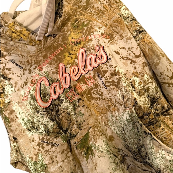 Cabela's Women's Woodland Camo Hoodie | Size XXL 2XL 2X Plus - Picture 2 of 7